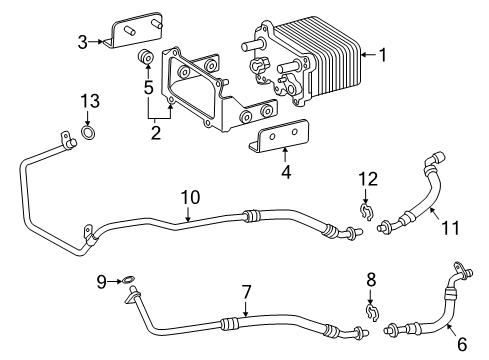 Mount Plate O-Ring Diagram for 019-997-58-45