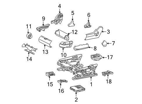 2006 Mercedes-Benz S500 Power Seats Diagram 6