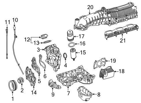 2017 Mercedes-Benz GLE43 AMG Filters Diagram 3