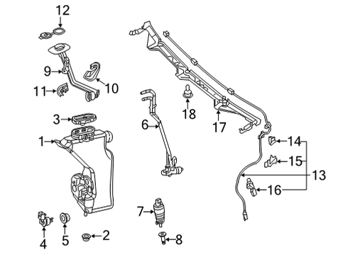 2021 Mercedes-Benz E450 Wipers Diagram 6