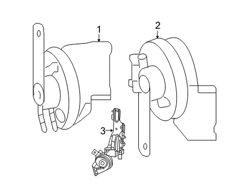 2021 Mercedes-Benz GLC300 Horn Diagram 2