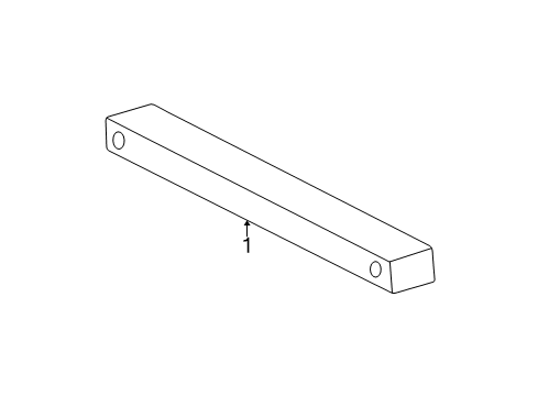 2003 Mercedes-Benz ML55 AMG High Mount Lamps Diagram 1