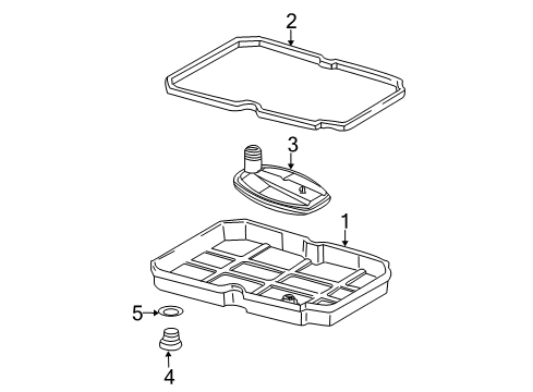 2013 Mercedes-Benz SLK55 AMG Transmission Diagram