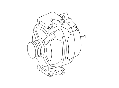 2017 Mercedes-Benz GLE400 Alternator Diagram 2