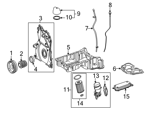 2013 Mercedes-Benz ML350 Filters Diagram 3