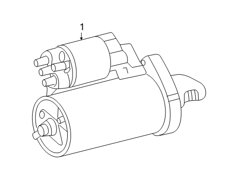 2012 Mercedes-Benz GL550 Starter, Electrical Diagram