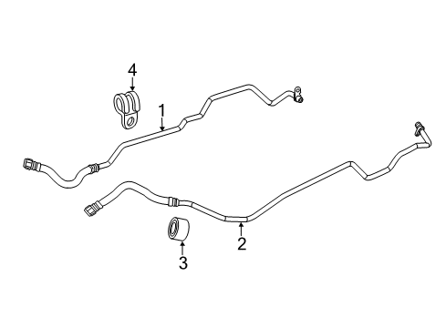 Cooler Line Diagram for 231-270-55-01