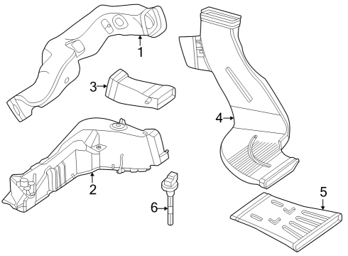 2023 Mercedes-Benz GLC300 Ducts Diagram 2