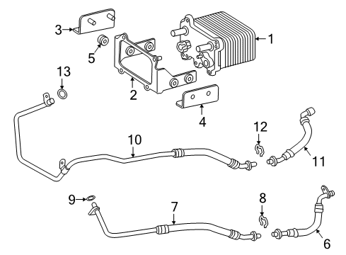 2016 Mercedes-Benz G63 AMG Trans Oil Cooler