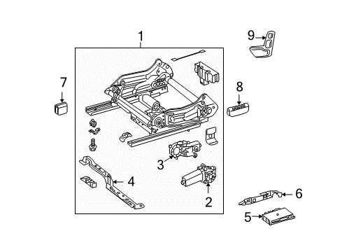 2014 Mercedes-Benz C63 AMG Tracks & Components Diagram 4