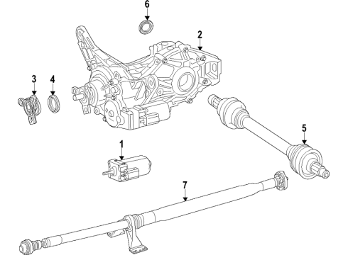 Axle Assembly Diagram for 118-350-34-00-64