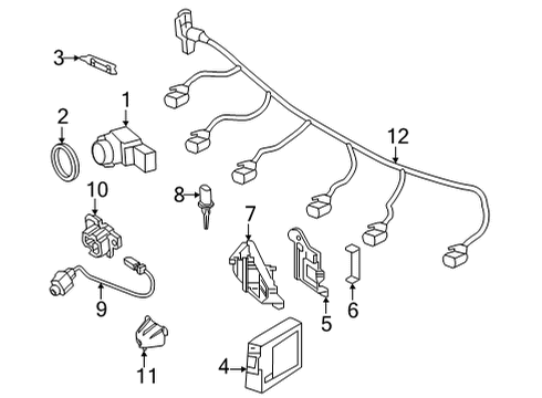 2020 Mercedes-Benz AMG GT 53 Automatic Temperature Controls Diagram 3