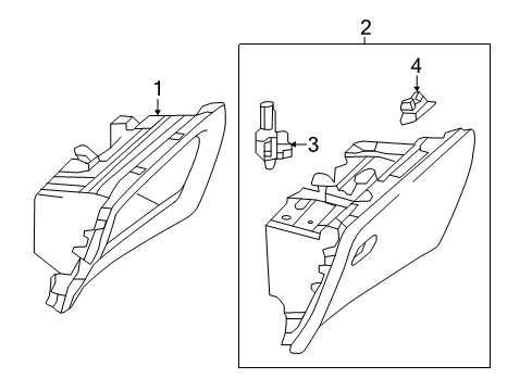 2023 Mercedes-Benz Metris Glove Box Diagram