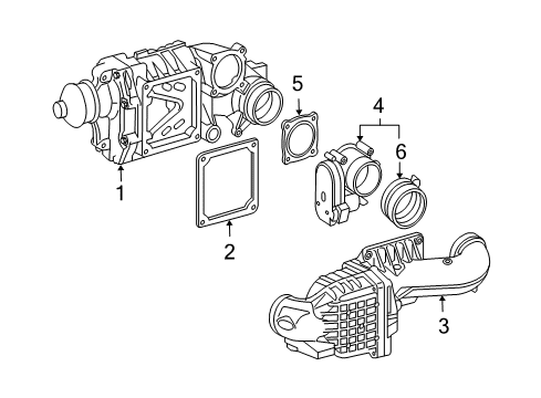 2004 Mercedes-Benz C230 Supercharger Diagram 1