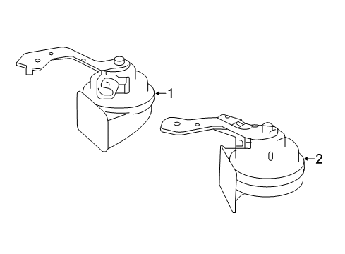 2016 Mercedes-Benz B250e Horn Diagram