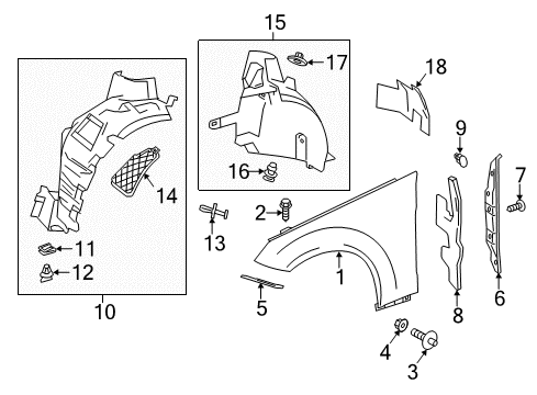 Rear Cover Insulator Diagram for 207-885-09-37