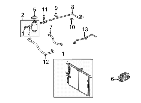 2011 Mercedes-Benz G550 Switches & Sensors Diagram 1