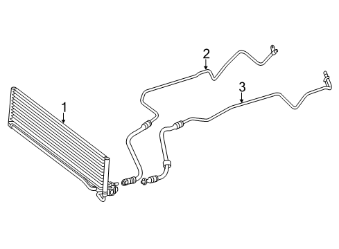 2019 Mercedes-Benz SL550 Trans Oil Cooler Diagram