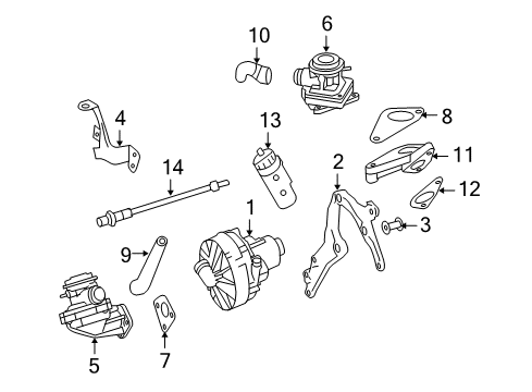 2011 Mercedes-Benz ML450 Powertrain Control Diagram 2