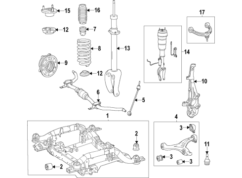 Knuckle Diagram for 167-332-27-00