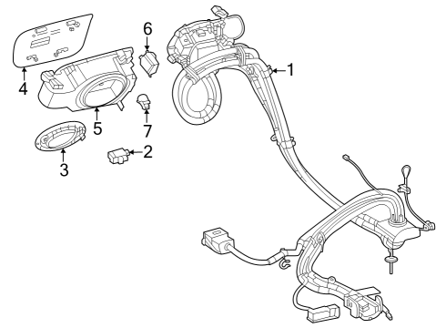 2023 Mercedes-Benz EQB 250 Quarter Panel & Components Diagram 1