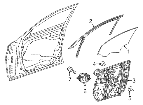 Regulator Module Lower Bolt Diagram for 001-990-22-11