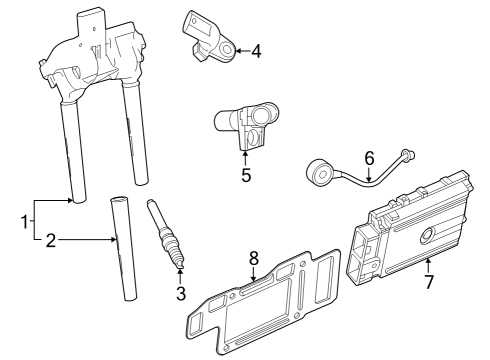 2022 Mercedes-Benz SL63 AMG Powertrain Control Diagram 2