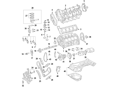 Rear Main Seal Retainer Diagram for 273-010-06-14