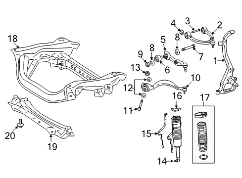 Air Hose Diagram for 221-997-03-52