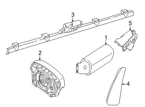 Side Impact Sensor Diagram for 463-820-16-26