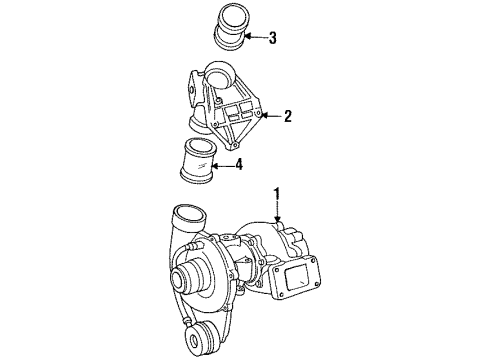 1993 Mercedes-Benz 300SD Turbocharger