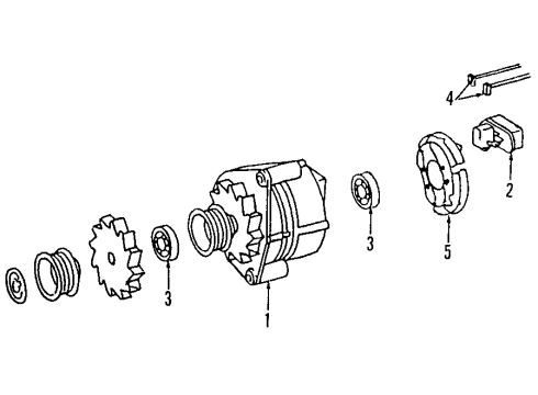 Distributor Diagram for 103-158-05-85