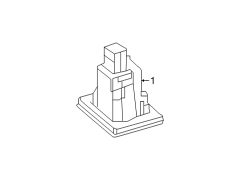 2021 Mercedes-Benz GLB35 AMG License Lamps Diagram