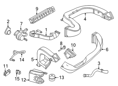 Vent Grille Diagram for 223-830-56-03