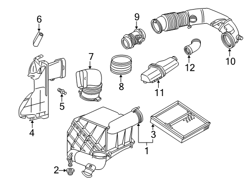 1999 Mercedes-Benz CLK320 Air Intake