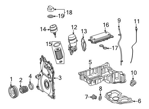 2012 Mercedes-Benz R350 Filters Diagram 2