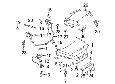 Partition Panel Bumper Diagram for 140-988-03-11