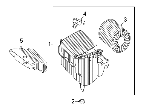 Air Inlet Duct Diagram for 133-094-05-97-64