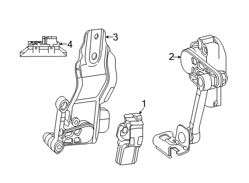 2020 Mercedes-Benz SLC43 AMG Headlamps, Electrical Diagram 1