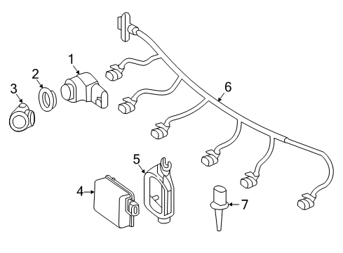 Wire Harness Diagram for 156-540-26-00