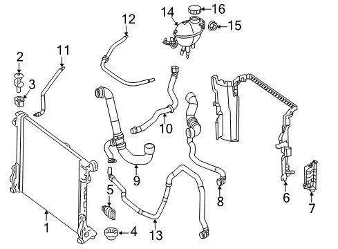 Hose Diagram for 231-501-00-64