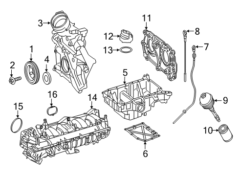 2019 Mercedes-Benz GLC350e Intake Manifold