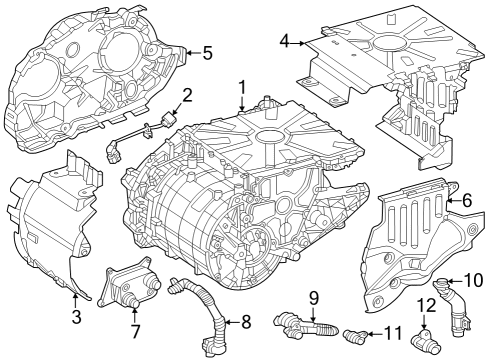 2023 Mercedes-Benz EQE 350 SUV Electrical Components Diagram 4