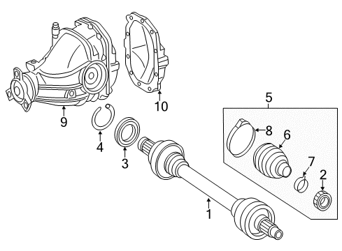 Differential Assembly Diagram for 172-350-52-01-80