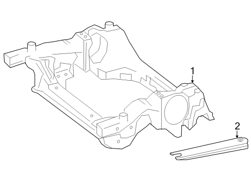 2023 Mercedes-Benz GLC300 Suspension Mounting - Front Diagram 1