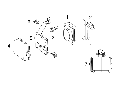 2013 Mercedes-Benz SLK55 AMG Cruise Control System Diagram