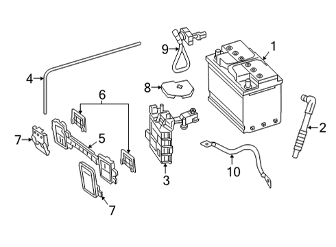 2021 Mercedes-Benz E53 AMG Battery Diagram 3