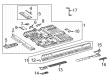 Diagram for Mercedes-Benz EQS AMG Floor Pan - 297-610-73-01