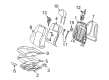 Diagram for 2005 Mercedes-Benz C230 Seat Cushion Pad - 203-910-10-50