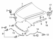 Diagram for Mercedes-Benz E300 Hood Release Cable - 257-880-23-04-64